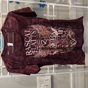 EUC Pimatee 2012 Rascal Flatts Changed Tour Women's sz XL Tshirt